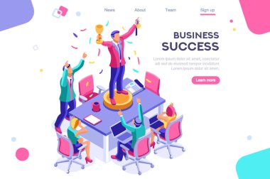 Üstbilgi, ekran artışı, rekabet arayüzü. Uygulama kazanmak, web afiş, infographics, kahraman görüntüleri için kullanabilirsiniz. Beyaz arka planda yalıtılmış düz isometrik vektör çizimi