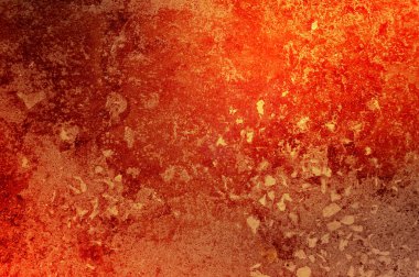 Kırmızı paslı grunge demir yüzeyi soyut arkaplan, metin için kopyalama alanı olan tasarım.