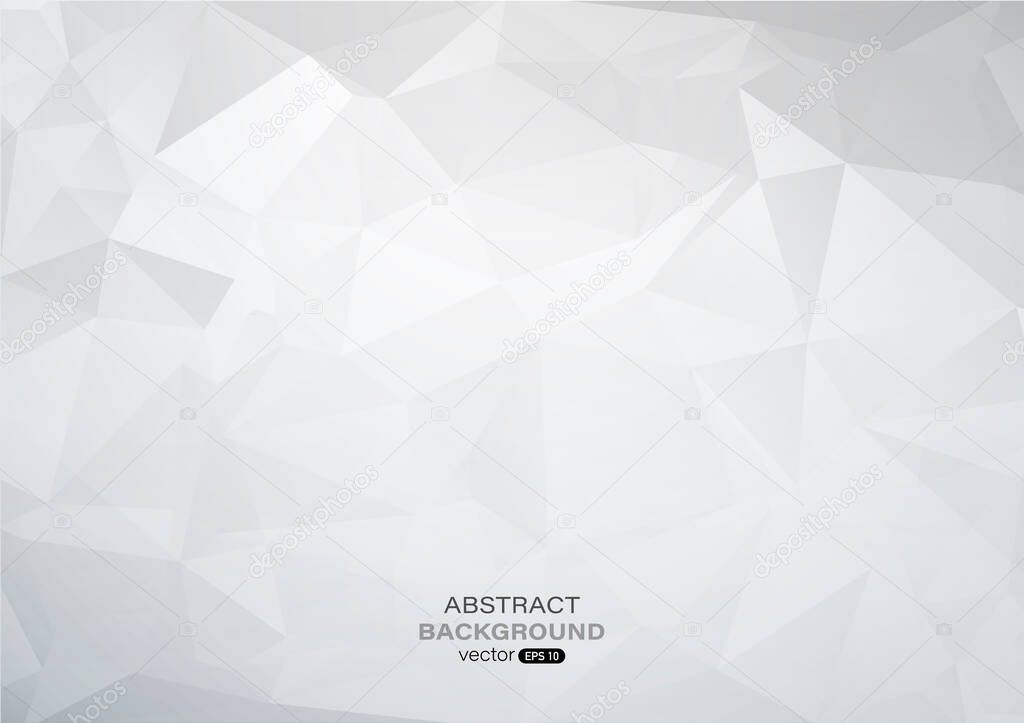 Light gray polygonal abstract background
