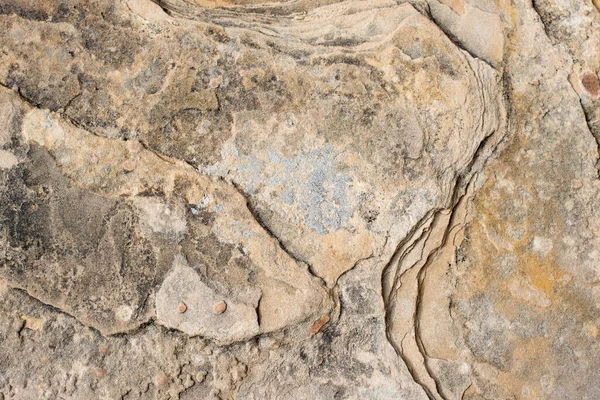 この砂岩の背景には 風化した表面が特徴です — ストック写真