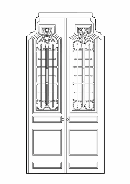 Élément Architectural Ancien Fichier Eps — Image vectorielle