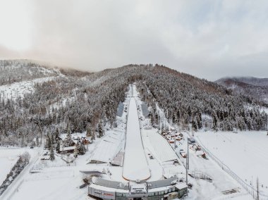 Zakopane, Wielka Krokiew Ski Jump, Poland aerial