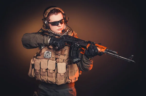 Airsoft Navy Seal Operator Soldier — Stock Photo, Image