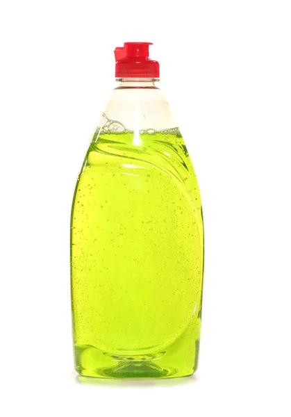 Lavaggio Del Liquido Sfondo Bianco — Foto Stock