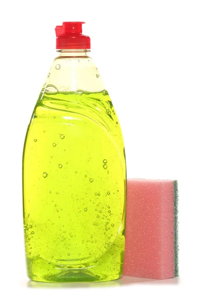 Washing Liquid White Background — Stock Photo, Image