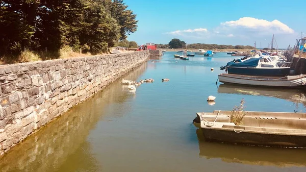 Summer Concept Boats Water England Sea Side Photography — Stock Photo, Image