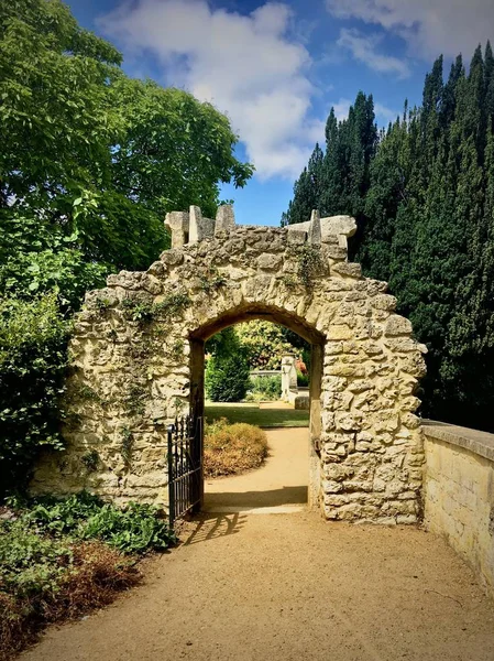 Hermosa Puerta Vieja Parque Abingdon — Foto de Stock