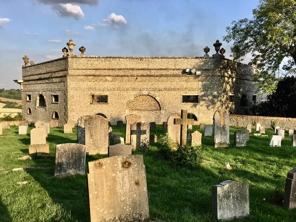 Architecture Angleterre Église Sur Colline West Wycombe — Photo