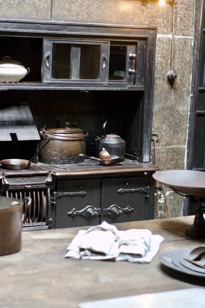 Old Retro Kitchen England Castle Doncaster — Stock Photo, Image