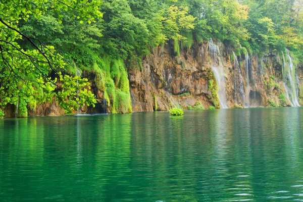 Wasserfälle See Plitvicer Nationalpark — Stockfoto