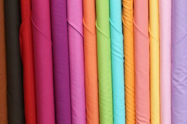 Craft dikiş içinde Satılık birçok kumaş renkli arka plan