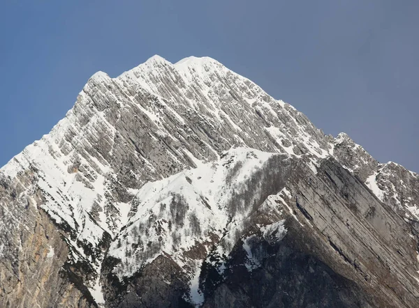 Vue Panoramique Une Haute Montagne Appelée Amariana Dans Les Alpes — Photo