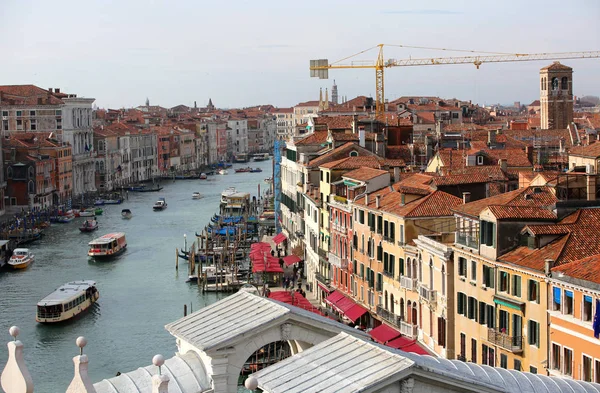 Venice Italy February 2018 Main Water Way Venetian Island Called — Stock Photo, Image