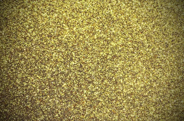 Sfondo Giallo Brillante Glitter Oro Colorato Con Effetto Vintage — Foto Stock