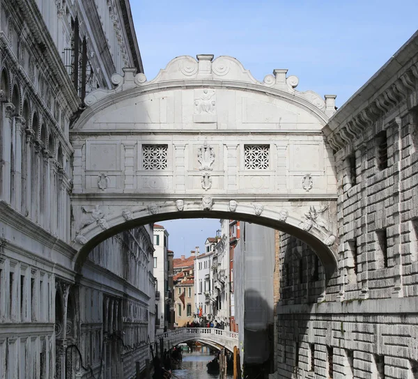 Pont Des Soupirs Avec Autres Ponts Venise Italie Arrière Plan — Photo