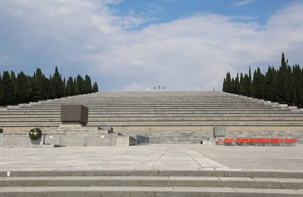 Redipuglia Italie Juin 2017 Escalier Mémorial Guerre Redipuglia Est Monument — Photo