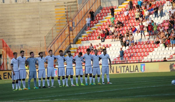 Vicenza Italia Septiembre 2016 Partido Fútbol Entre Selección Italiana Serbia —  Fotos de Stock