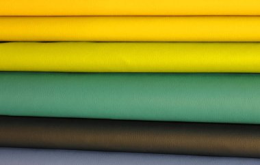 esnaf terzi Dükkanı çeşitli renkli Kumaş kumaş