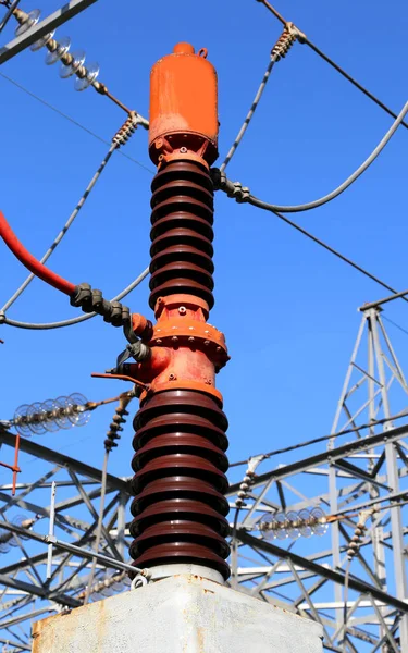 Elektrische Apparaat Voor Het Meten Van Stroom Spanning Van Een — Stockfoto