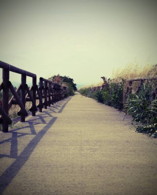 Uzun bisiklet yolu ile antika etkisi ve sen sonunda göremiyorum