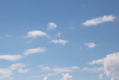 mavi gökyüzü ve beyaz bulutların arkaplanı