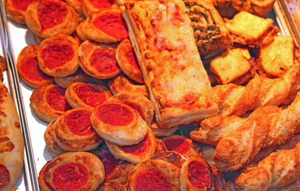 Pizza Italian Snack Sale Bar — Stock Photo, Image
