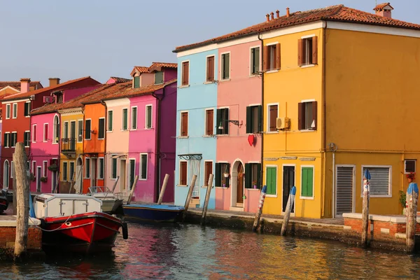 Panorama Dell Isola Burano Vicino Venezia — Foto Stock