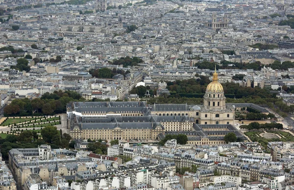 Les Invalides Emlékmű Eiffel Torony Párizs Franciaország — Stock Fotó