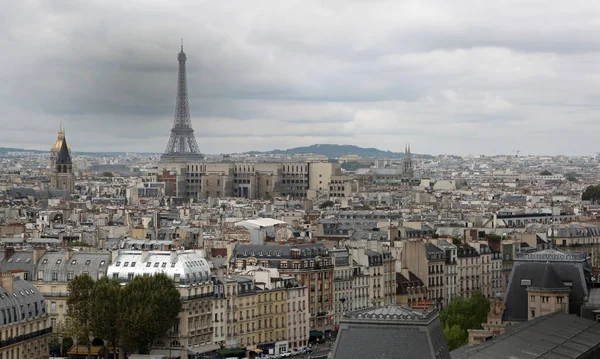Παρίσι Γαλλία Αυγούστου 2018 Πανόραμα Της Πόλης Και Πύργο Του — Φωτογραφία Αρχείου