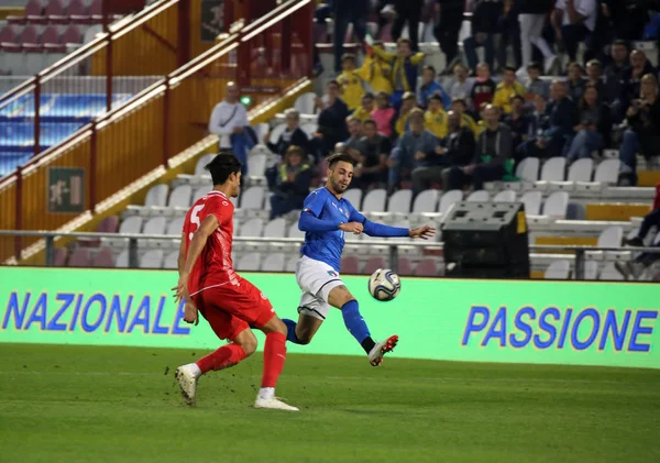 Vicenza Italia Ottobre 2018 Partita Italia Tunisia Allo Stadio Menti — Foto Stock