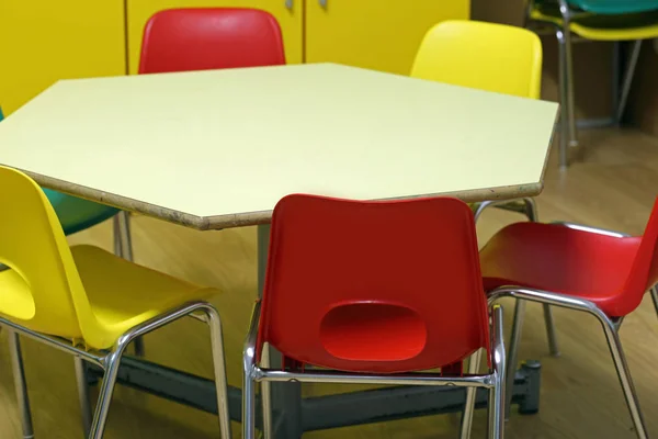 Small Chairs Kindergarten Class Children — Stock Photo, Image