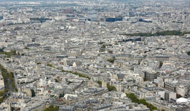 Paris Eiffel Tower Fransa kentsel görünümü