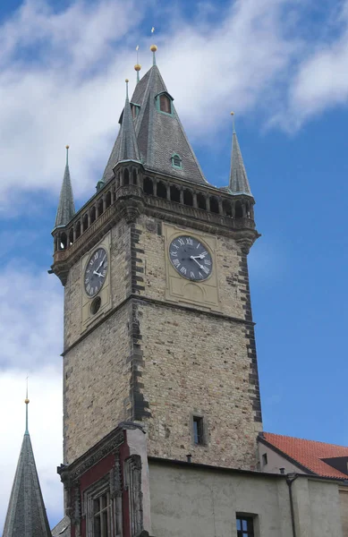 Torre Relógio Cidade Medieval Praga — Fotografia de Stock