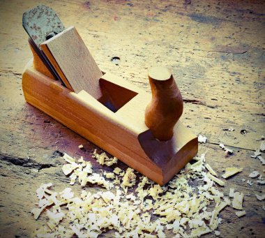 Planya talaşı ve talaş içinde sanayi üretici içinde Workbench