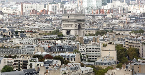 Paris Franciaország Augusztus 2018 Ban Arc Triomphe Több Francia Épületek — Stock Fotó