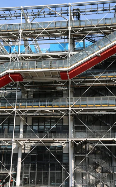 Paris Frankreich August 2018 Centre Georges Pompidou Auch Centre Pompidou — Stockfoto