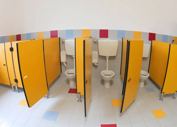 Small Toilets Kindergarten Children — Stock Photo, Image