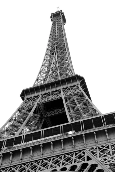 Parigi Frankreich Eiffelturm Mit Schwarz Weiß Effekt — Stockfoto