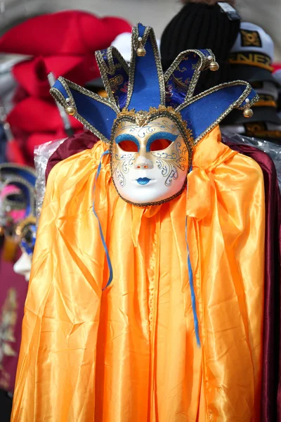 Venedig Italien Februar 2018 Kleid Für Den Venezianischen Karneval Auf — Stockfoto