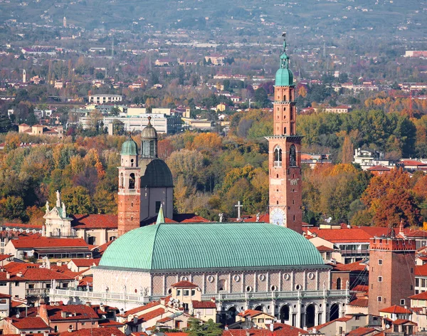 Vicenza Город Италии Памятник Называется Basilica Palladiana — стоковое фото