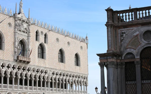 Venedik Talya Ducal Sarayı Insanlar Olmadan — Stok fotoğraf