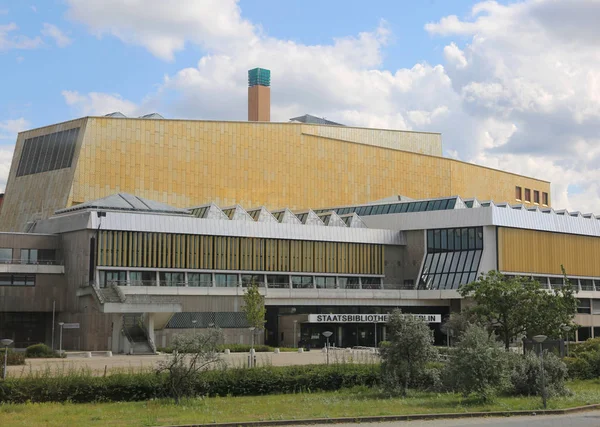 Berlin Deutschland August 2017 Staatsbibliothek — Stockfoto