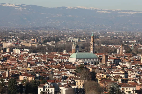 Veduta Della Città Vicenza Dell Antico Monumento Conosciuto Anche Come — Foto Stock