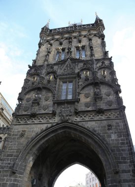 Barut Kapısı Prag çek Repubic, toz kulesi olarak da bilinir