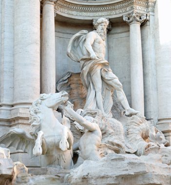 heykel Oceanus İlahiyat Trevi Çeşmesi üzerinde Fontana di olarak da bilinir