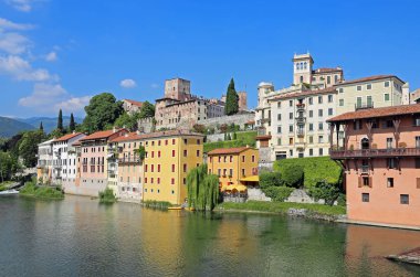 Bassano del Grappa, Kuzey Italya'nin Brenta River City denilen