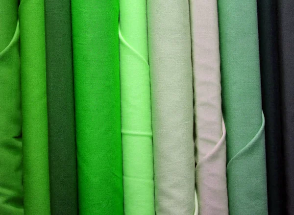 Szövet-textil-és textilipari üzlet eladó — Stock Fotó