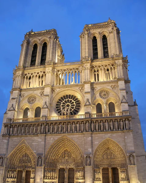 Notre-Dame-Kathedrale in Paris vor dem Brand — Stockfoto