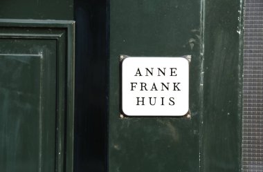 Amsterdam, Hollanda - 22 Ağustos 2017: Yahudi yo evi