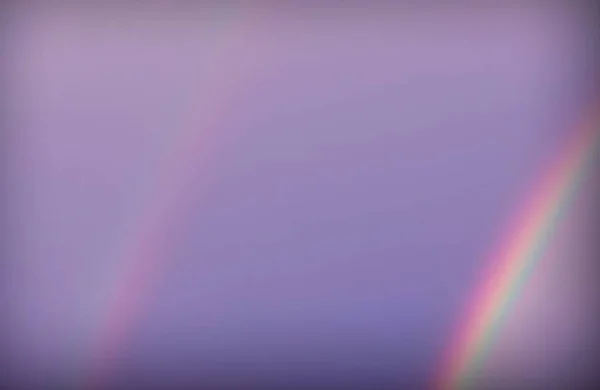 Arcobaleno doppio colore nel cielo — Foto Stock